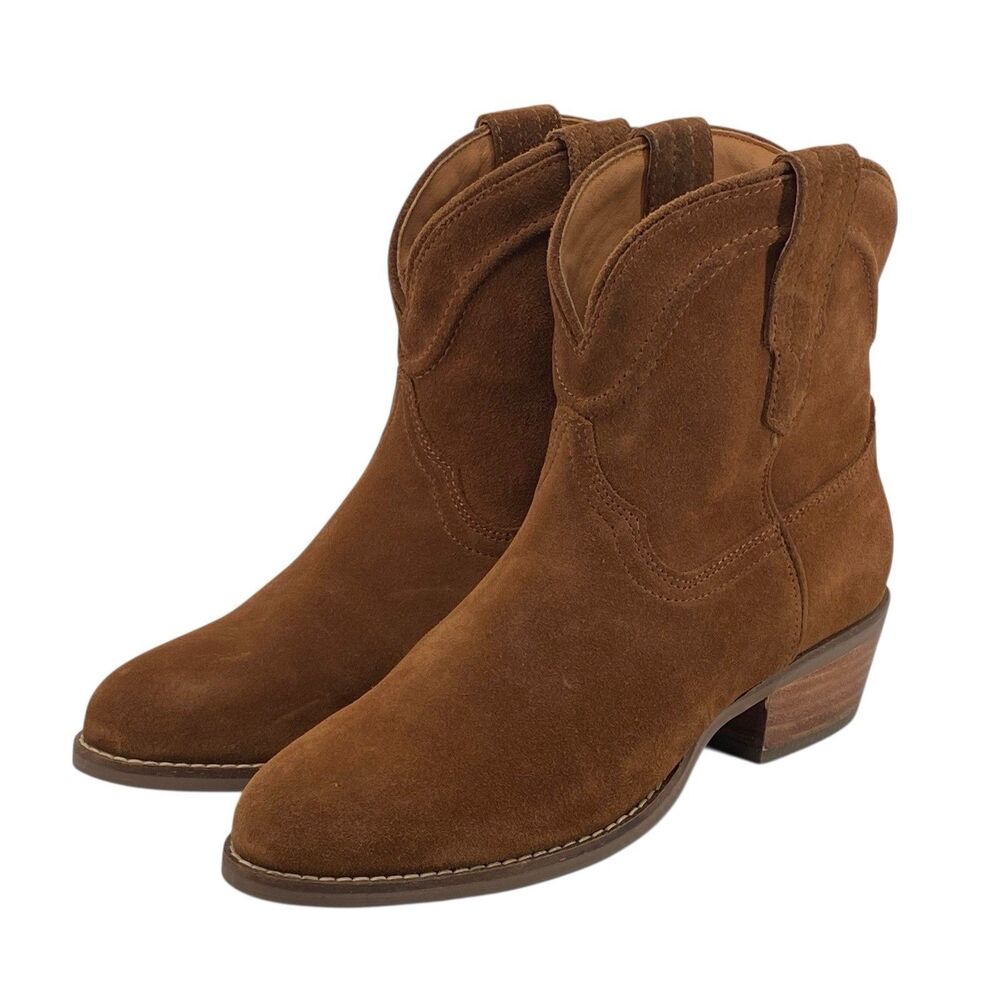 Dingo Tumbleweed Leather Western Fashion Booties Women's Size 7.5M Almond Toe - Picture 3 of 11